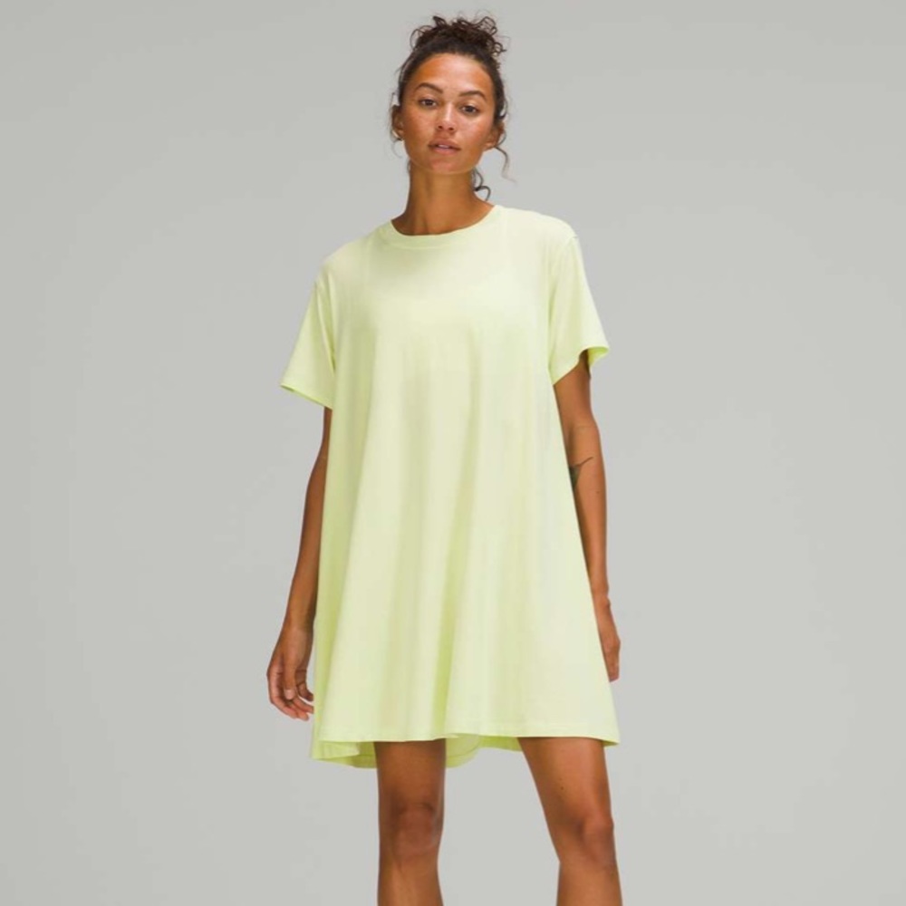 Lululemon All Yours Tee Dress Crispin Green